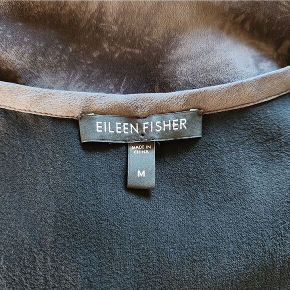 Eileen Fisher Tie Dye Silk Tank Size Medium - Picture 5 of 6